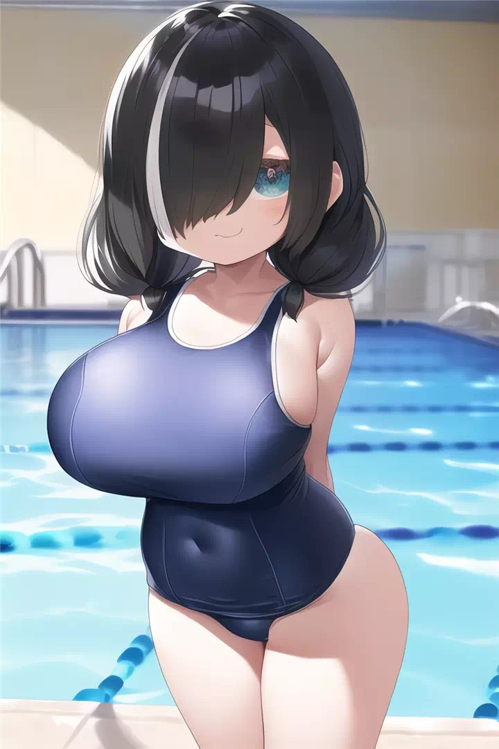 スク水ロリ爆乳看板娘(妹2)