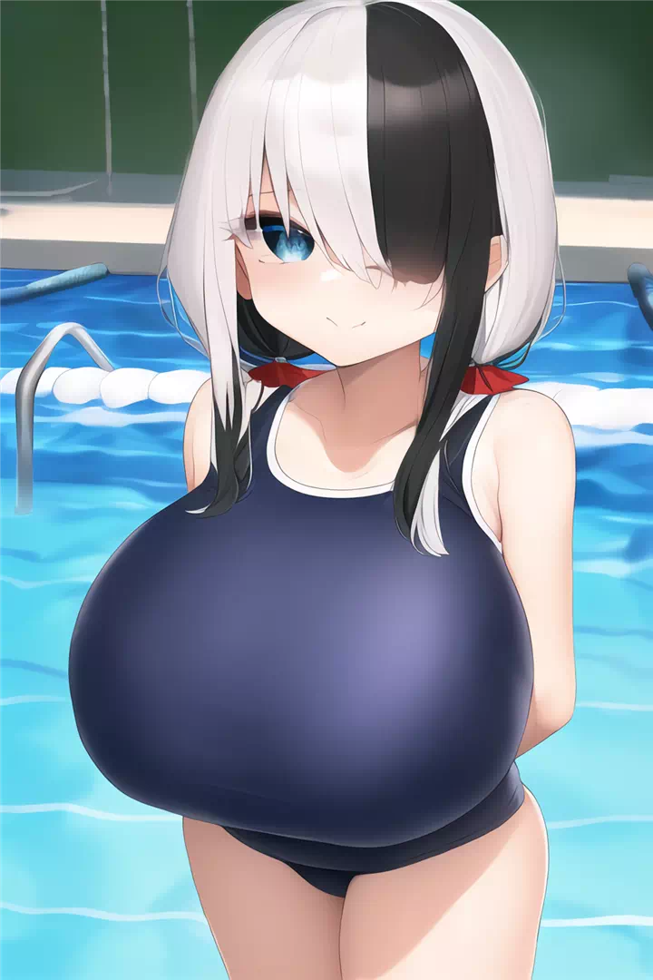 スク水ロリ爆乳看板娘(妹2)