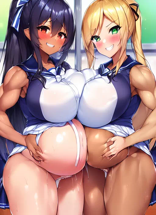 乳合わせボテ合わせ