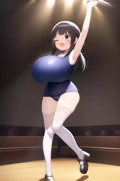 何処かで見たようなキャラのスク水爆乳詰め合わせ_8