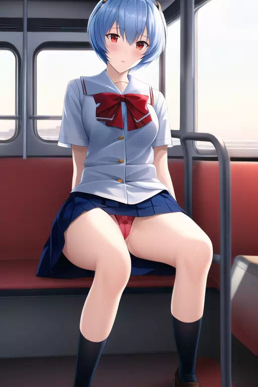 Rei on the bus