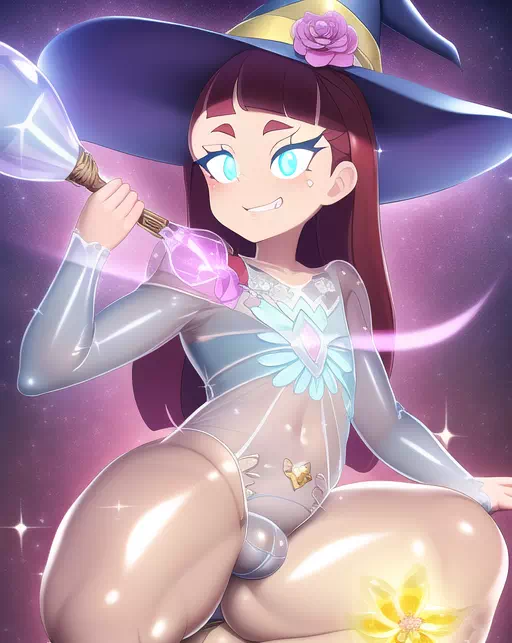 Femboy Akko Sparkly Magics