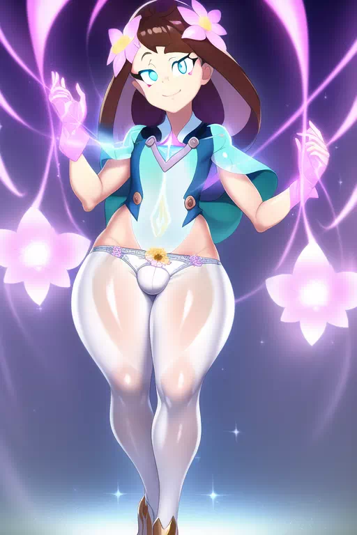 Femboy Akko Sparkly Magics