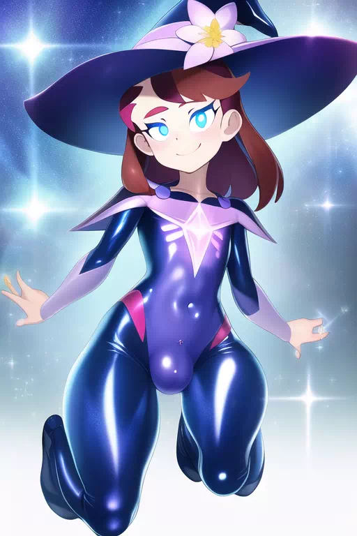 Femboy Akko Sparkly Magics