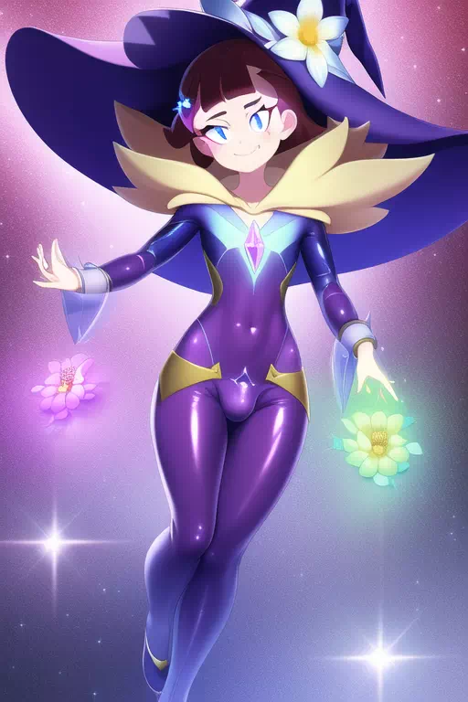 Femboy Akko Sparkly Magics