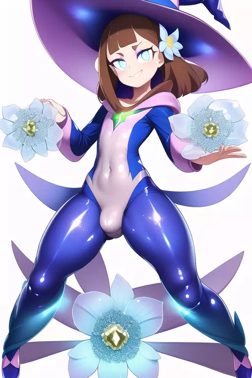 Femboy Akko Sparkly Magics