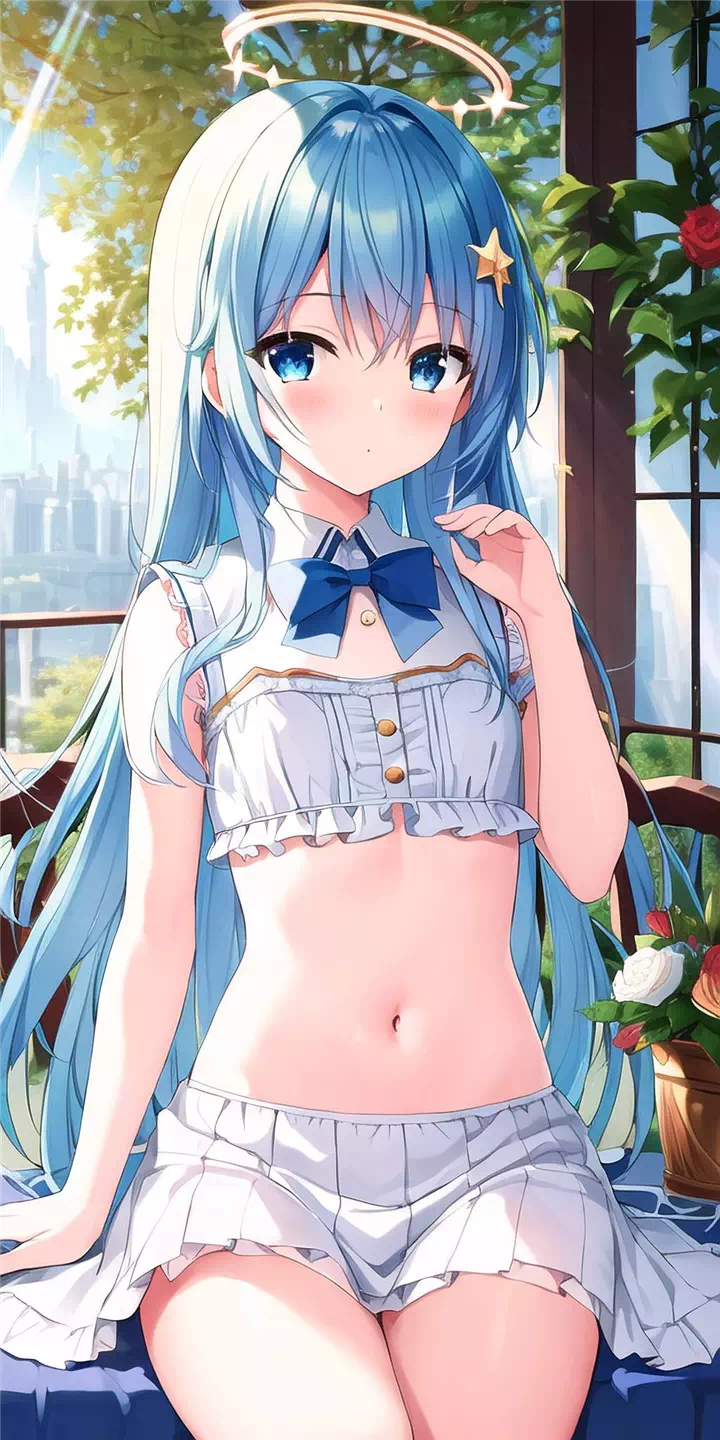 ??少女露出小胸部