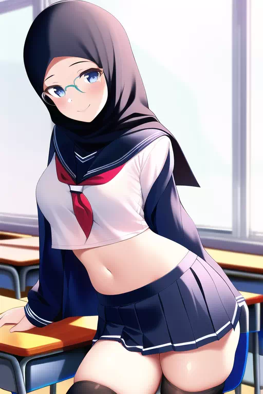 Hijab schoolgirl