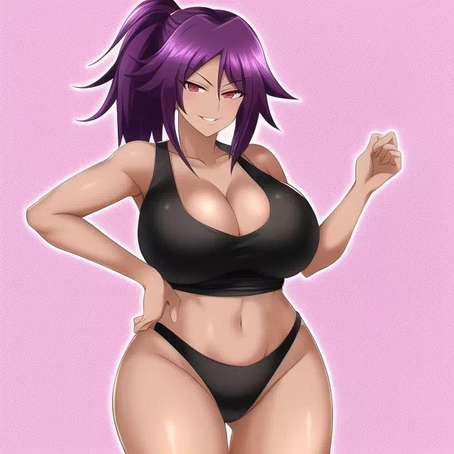 Yoruichi belly inflation