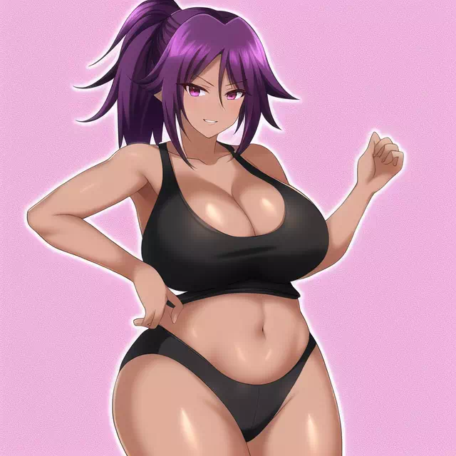 Yoruichi belly inflation