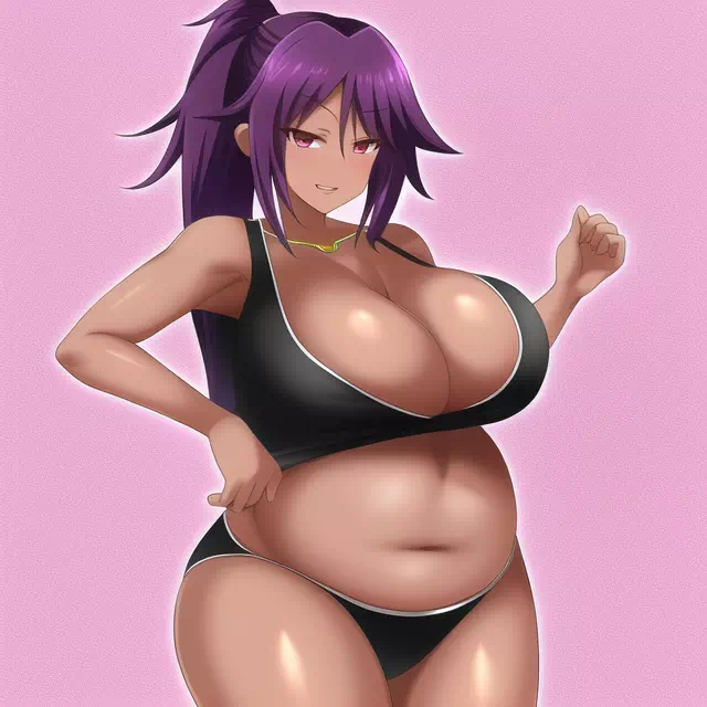 Yoruichi belly inflation