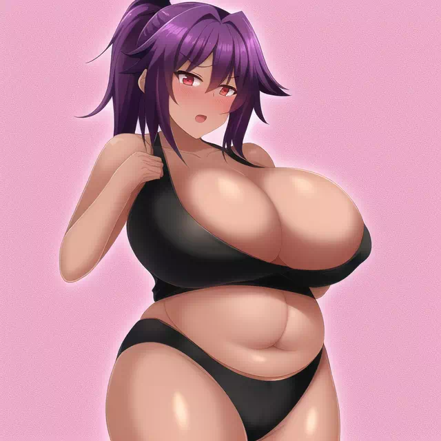 Yoruichi belly inflation