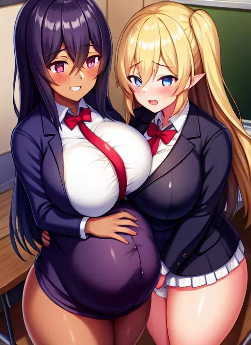 乳合わせボテ合わせ