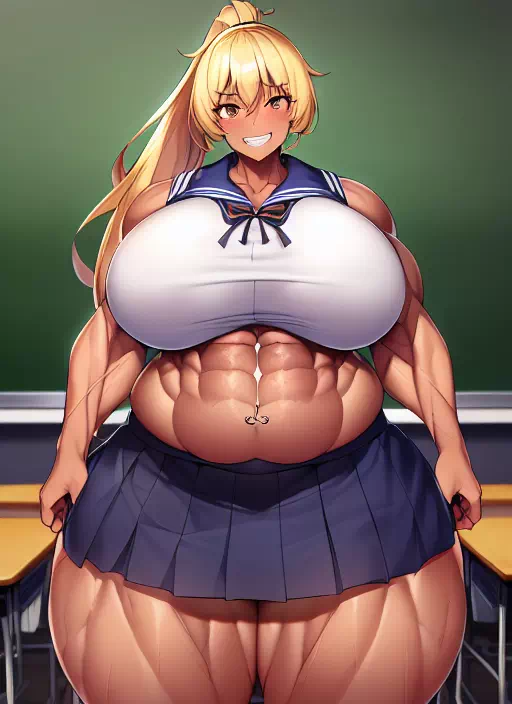 爆乳筋肉ギャル