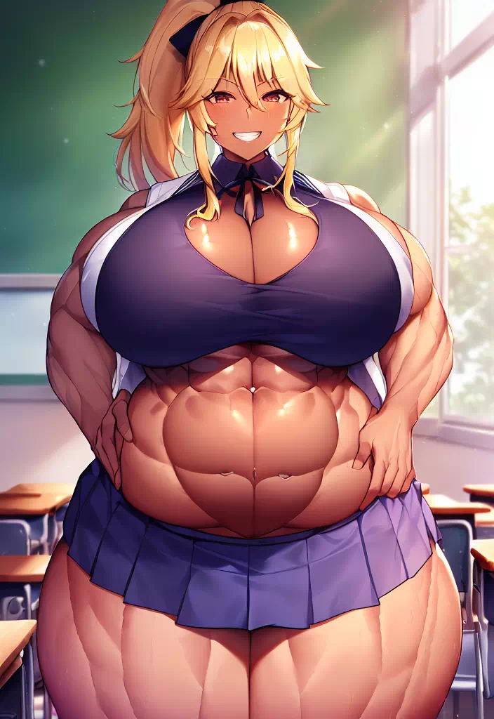 爆乳筋肉ギャル