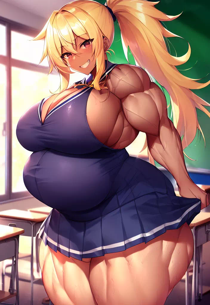 爆乳筋肉ギャル