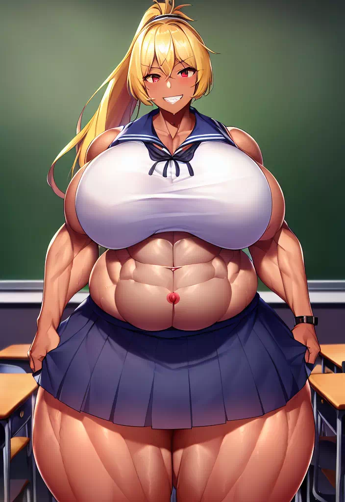 爆乳筋肉ギャル