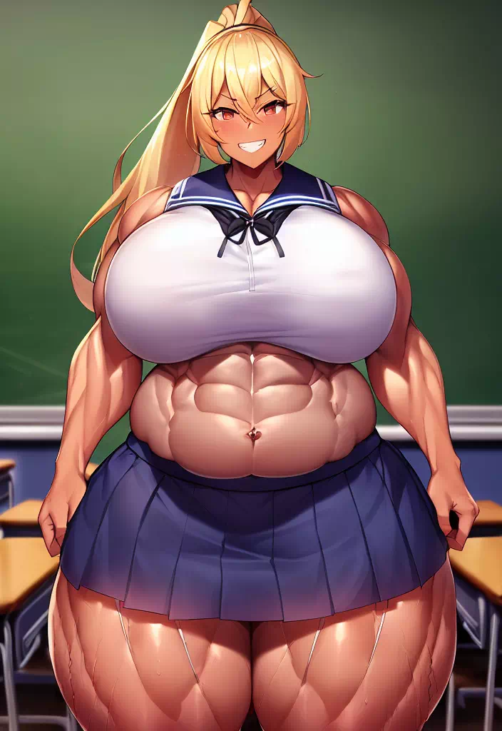 爆乳筋肉ギャル