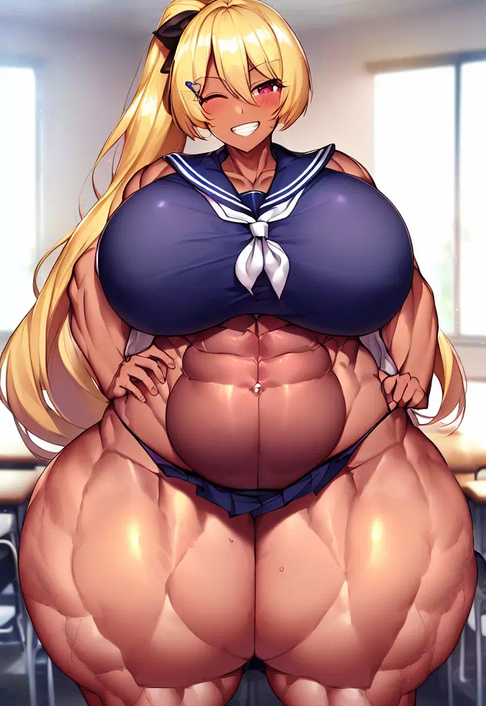 爆乳筋肉ギャル