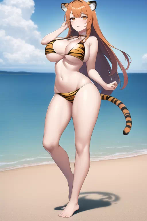 tiger girl to athletc bunny boy