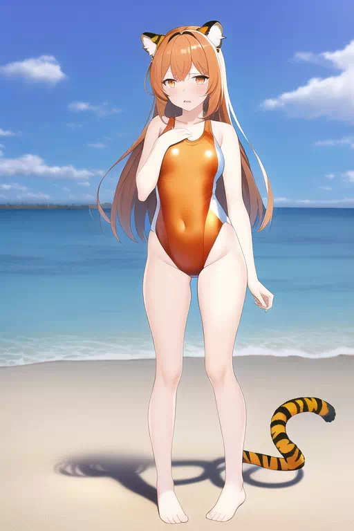 tiger girl to athletc bunny boy