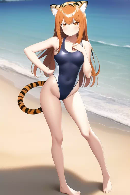 tiger girl to athletc bunny boy