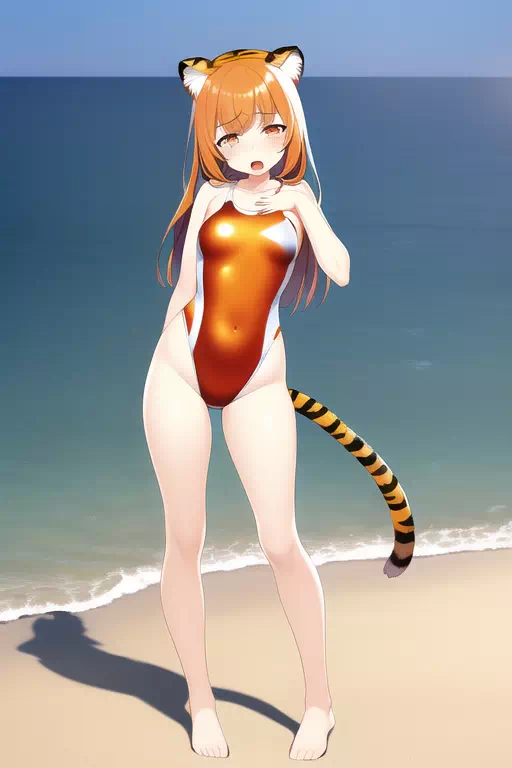 tiger girl to athletc bunny boy