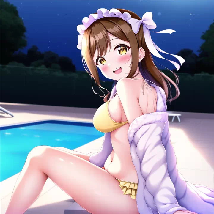 Bikini + Bathrobe = Hottest!