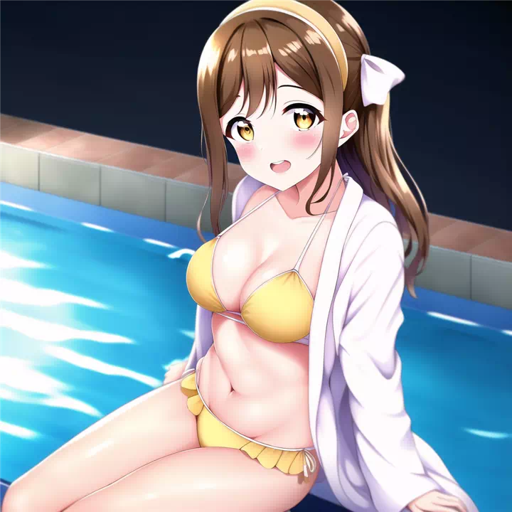 Bikini + Bathrobe = Hottest!