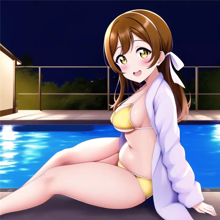 Bikini + Bathrobe = Hottest!