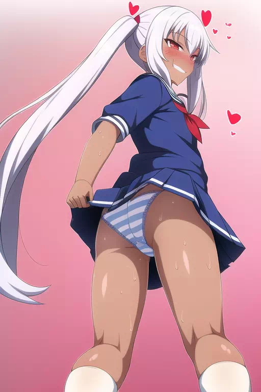 Loli School Butt + Feet